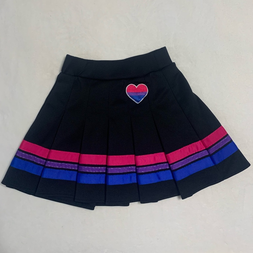 Spencer's Black and Pink Skater Skirt